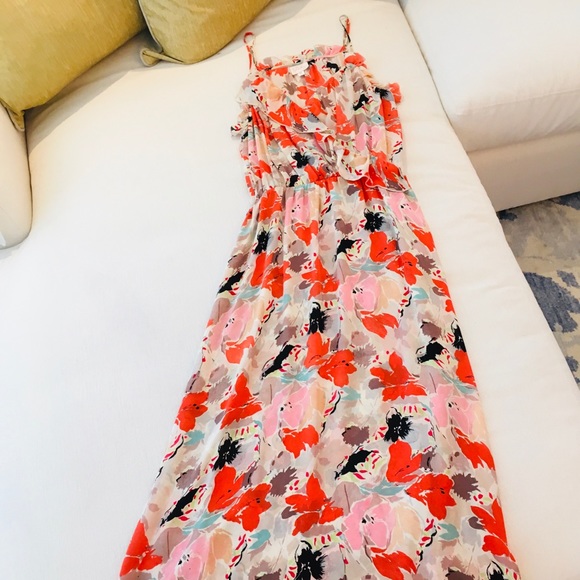 Parker Dresses & Skirts - SOLD Parker Floral Silk Maxi Dress